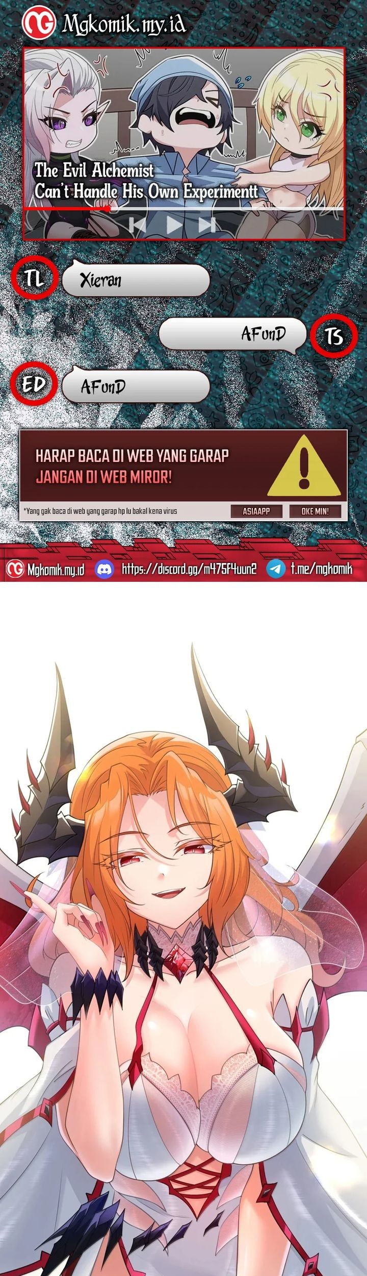 Komik The Evil Alchemist Can’t Handle His Own Experiment - Chapter 46