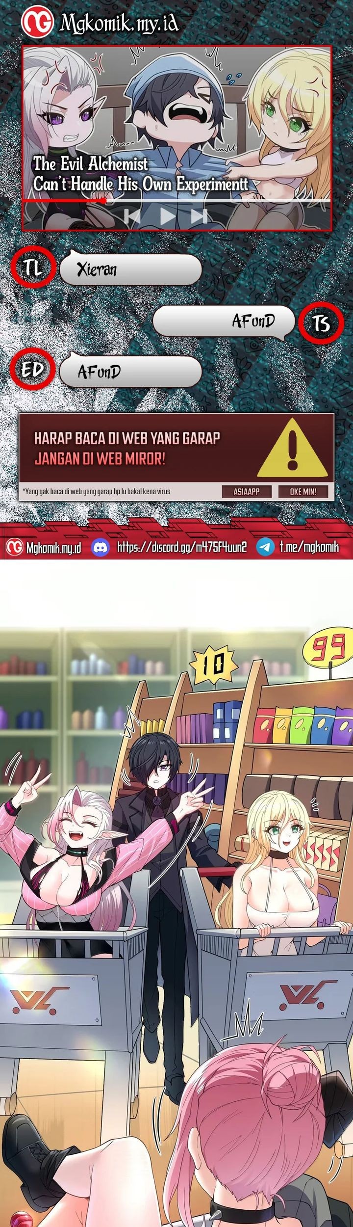 Komik The Evil Alchemist Can’t Handle His Own Experiment - Chapter 47