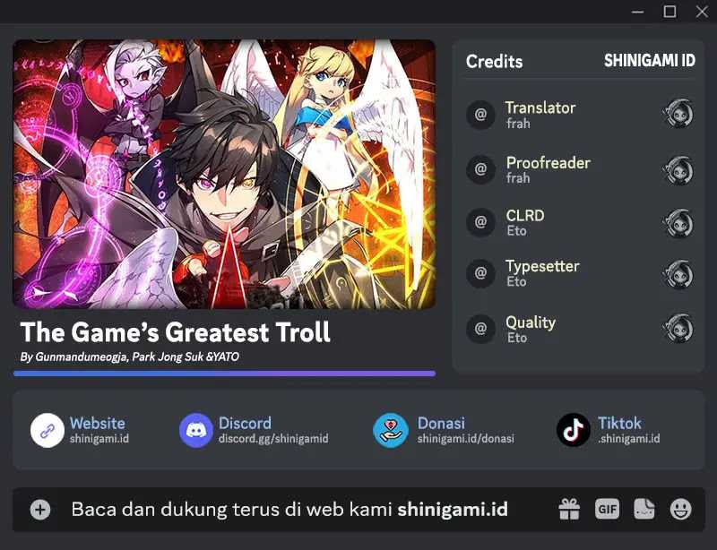 Komik The Game’s Greatest Troll - Chapter 63