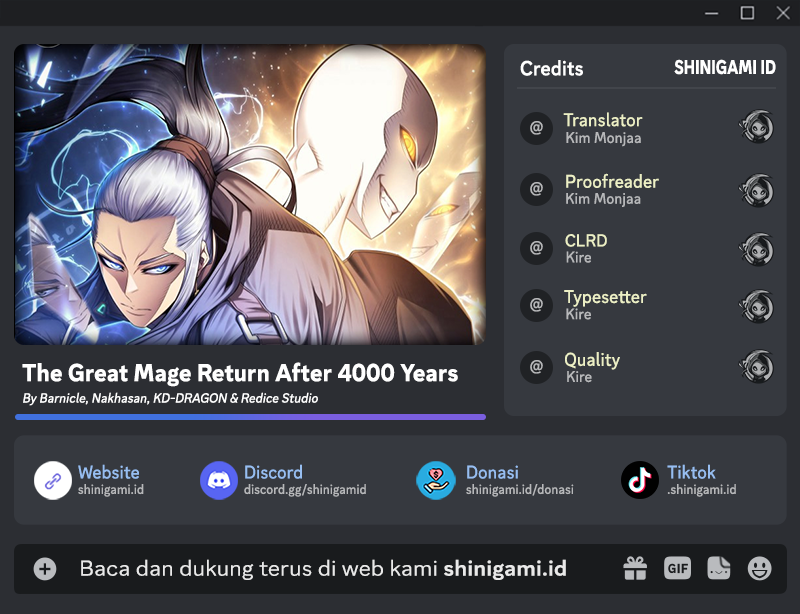 Baca Komik The Great Mage Returns After 4000 Years Chapter 165 Gambar 1