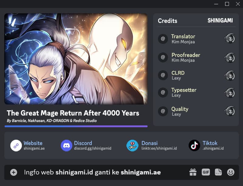 Baca Komik The Great Mage Returns After 4000 Years Chapter 188 Gambar 1