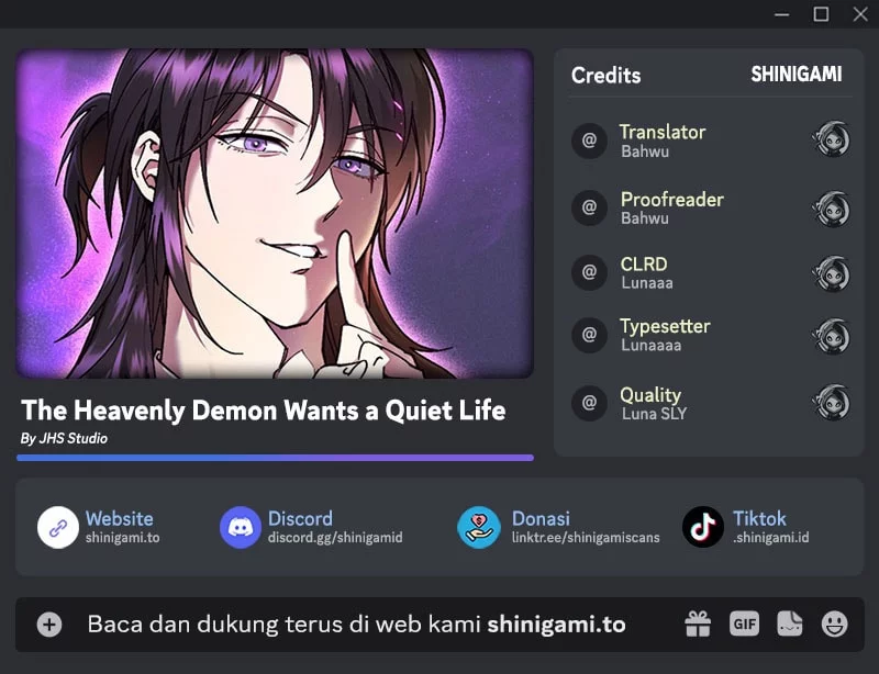 Baca Komik The Heavenly Demon Wants A Quiet Life Chapter 50 Gambar 1