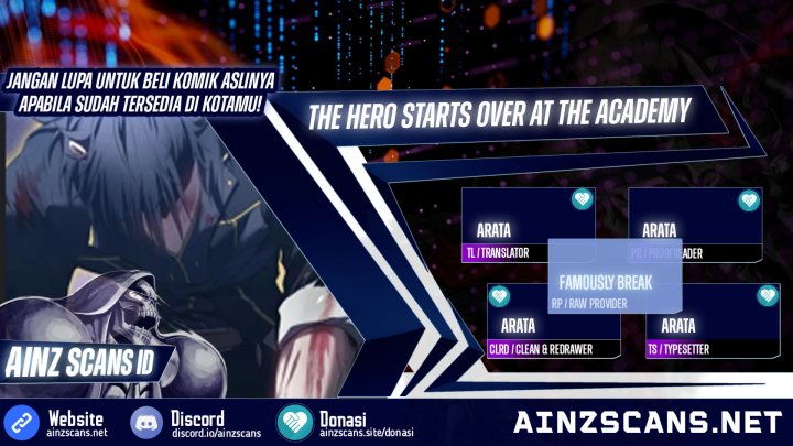 Komik The Hero Starts Over at the Academy - Chapter 1