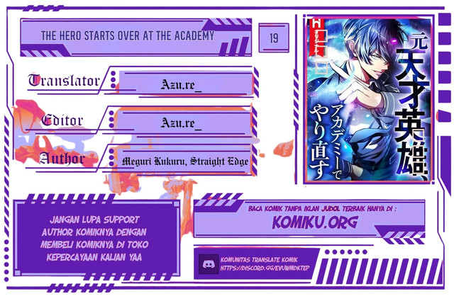 Komik The Hero Starts Over at the Academy - Chapter 19
