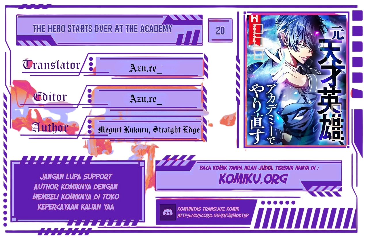 Komik The Hero Starts Over at the Academy - Chapter 20