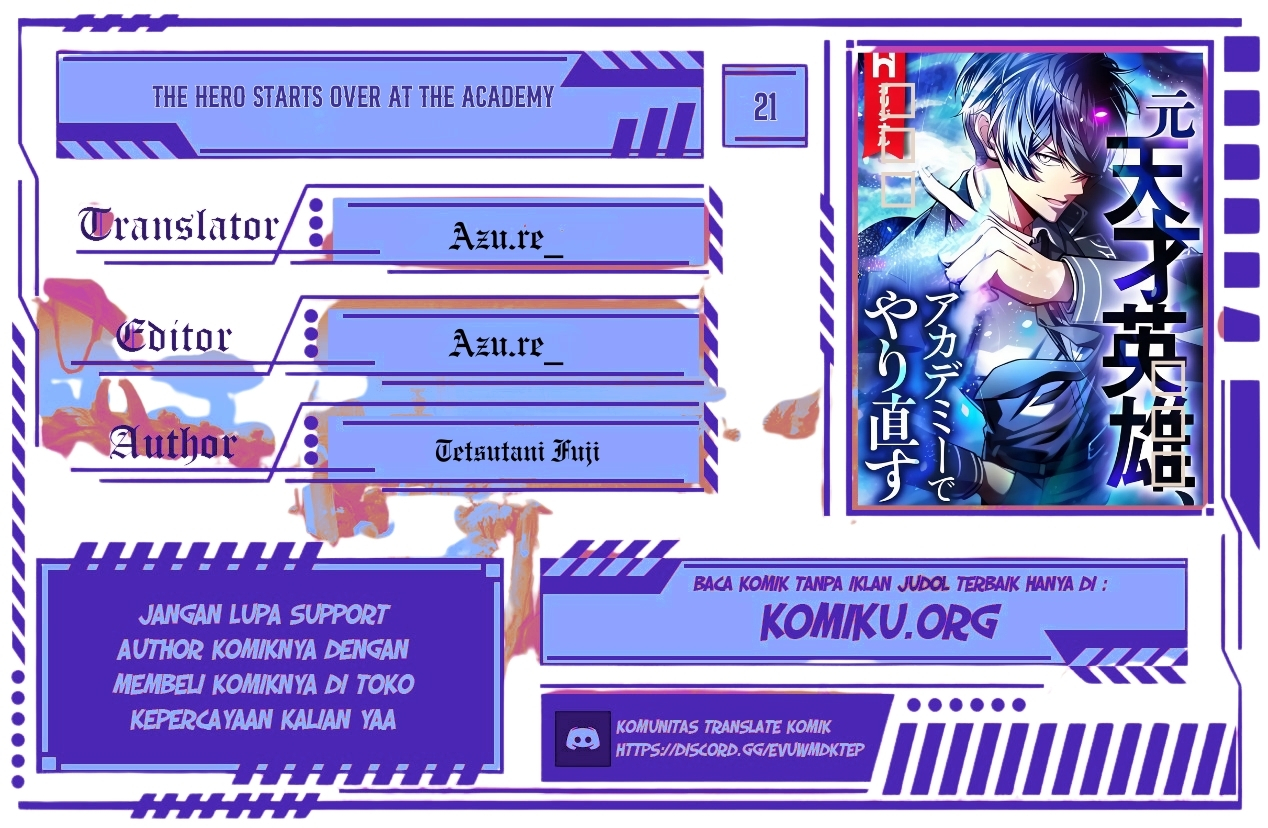 Komik The Hero Starts Over at the Academy - Chapter 21