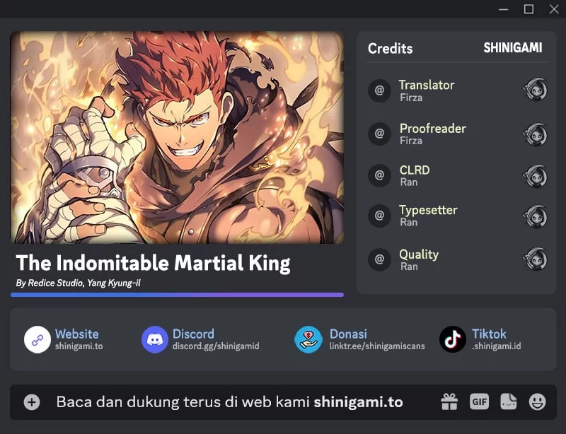 Baca Komik The Indomitable Martial King Chapter 100 Gambar 1