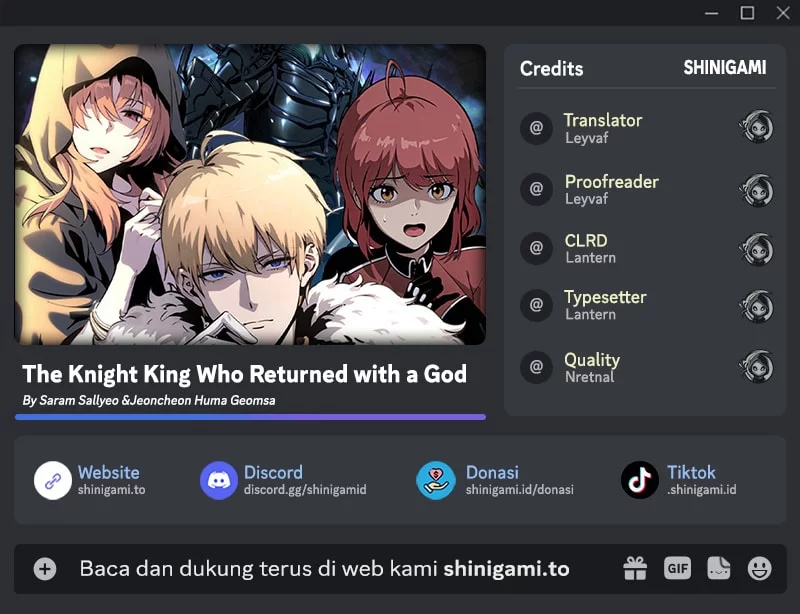 Baca Komik The Knight King Who Returned with a God Chapter 131 Gambar 1