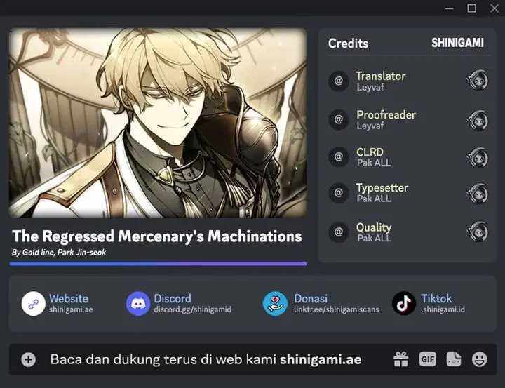 Komik The Regressed Mercenary’s Machinations - Chapter 36