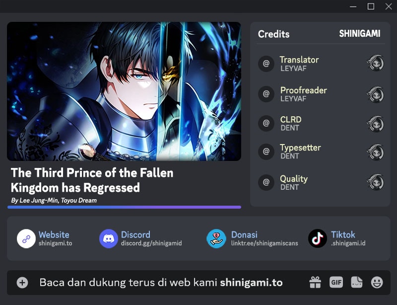 Komik The Third Prince Of The Fallen Kingdom has Regressed - Chapter 6