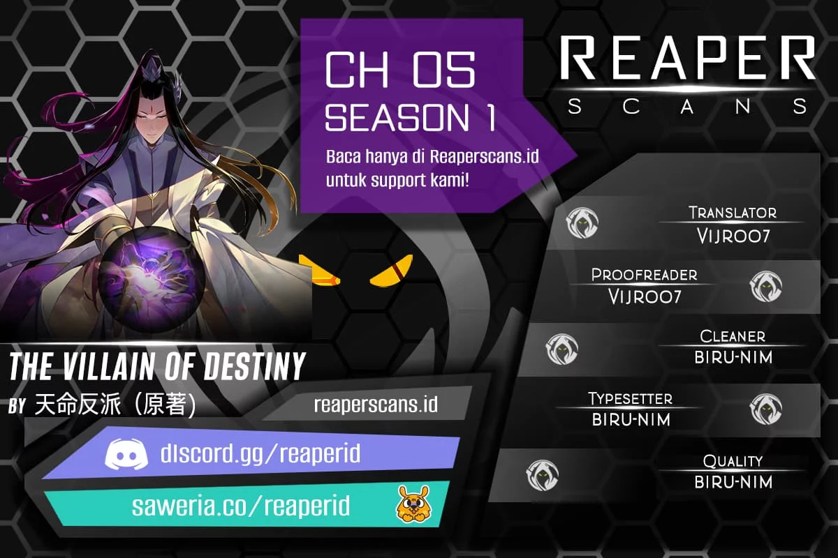 Baca Komik The Villain Of Destiny Chapter 5 Gambar 1