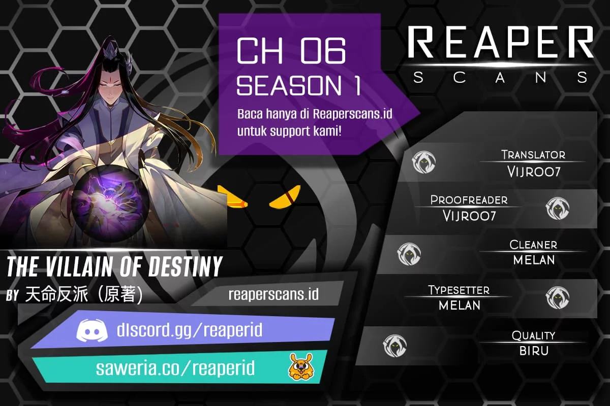 Baca Komik The Villain Of Destiny Chapter 6 Gambar 1