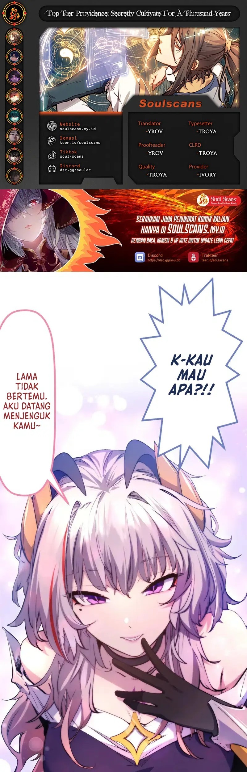 Komik Top Tier Providence: Secretly Cultivate for a Thousand Years - Chapter 225