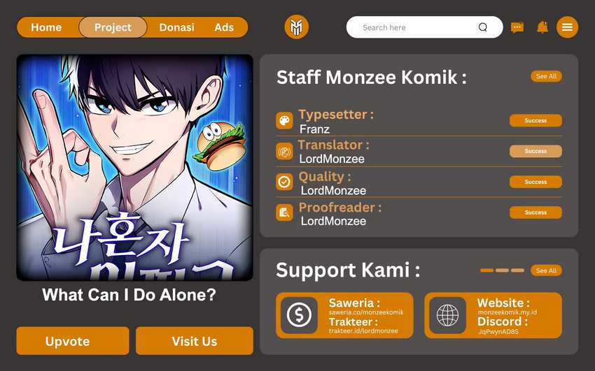 Komik What Can I Do Alone? - Chapter 6