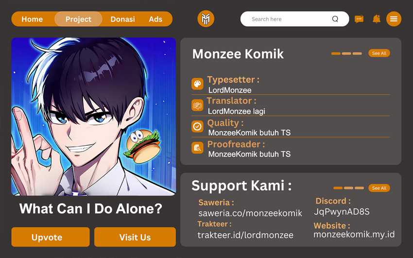 Komik What Can I Do Alone? - Chapter 8