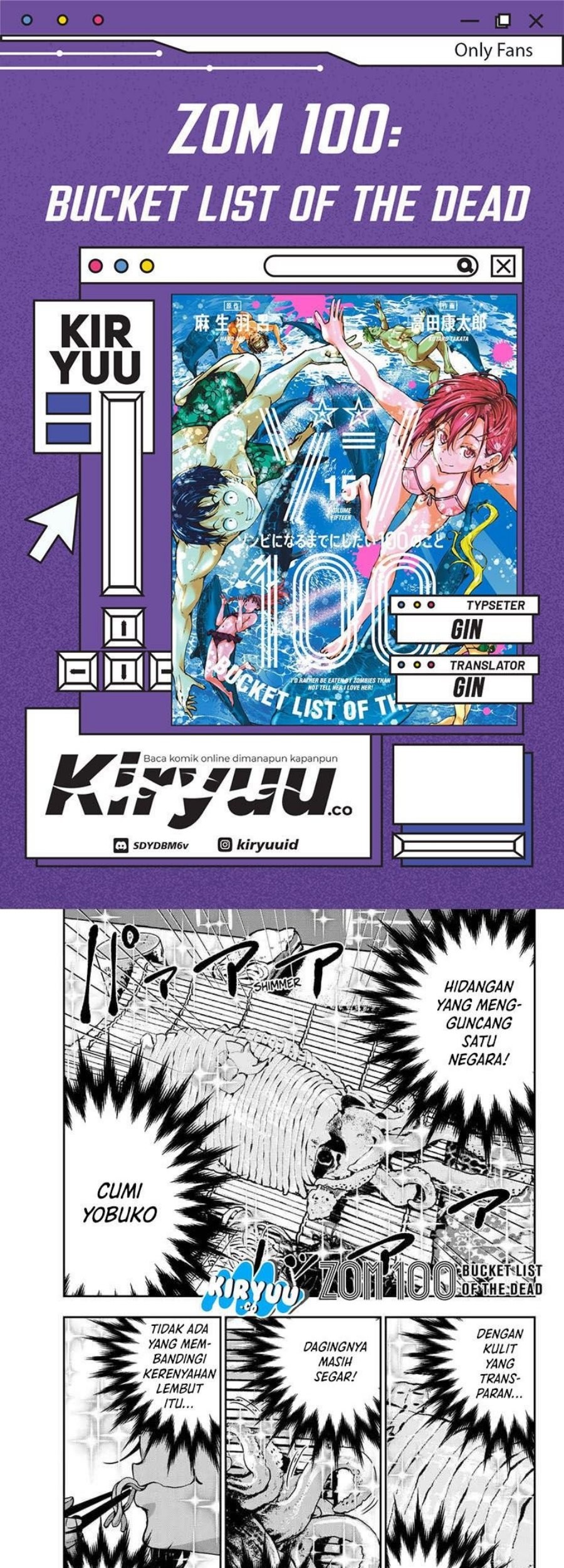 Komik Zombie 100 ~Zombie ni Naru Made ni Shitai 100 no Koto~ - Chapter 54