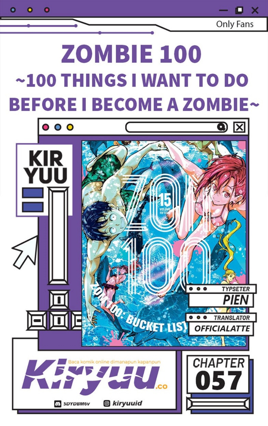 Komik Zombie 100 ~Zombie ni Naru Made ni Shitai 100 no Koto~ - Chapter 57