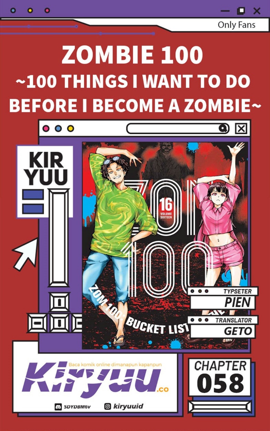 Komik Zombie 100 ~Zombie ni Naru Made ni Shitai 100 no Koto~ - Chapter 58
