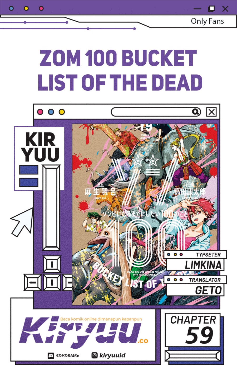 Komik Zombie 100 ~Zombie ni Naru Made ni Shitai 100 no Koto~ - Chapter 59