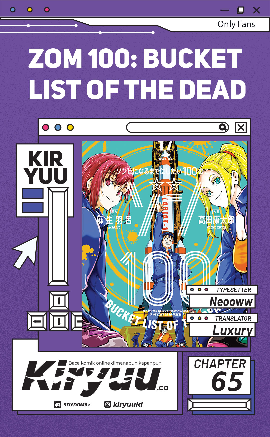 Komik Zombie 100 ~Zombie ni Naru Made ni Shitai 100 no Koto~ - Chapter 65