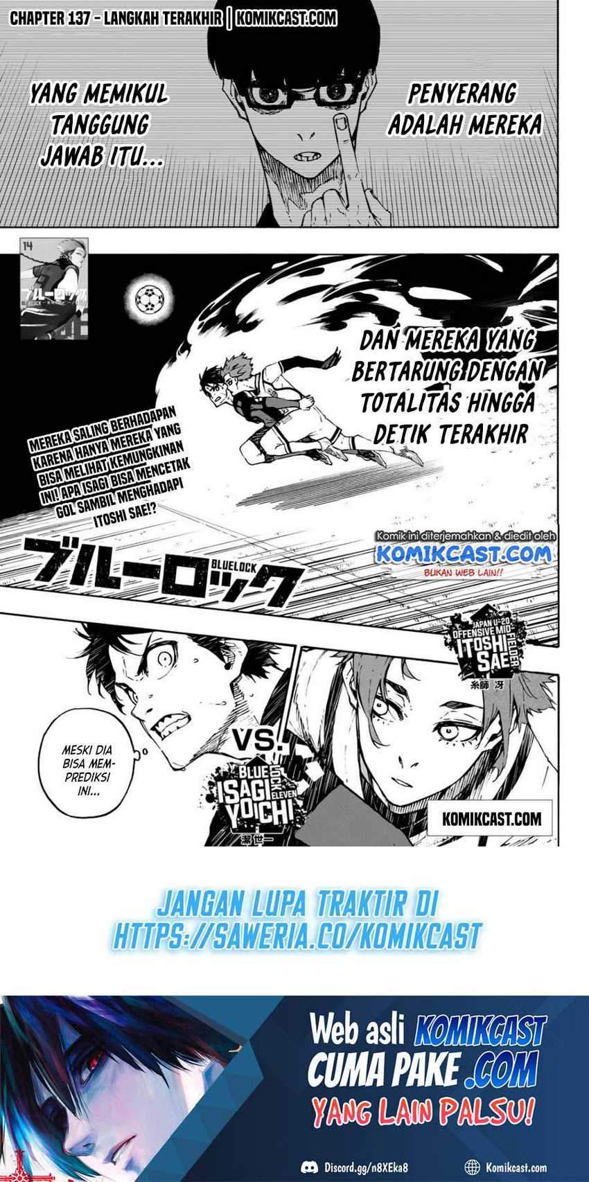 Baca Manga Blue Lock Chapter 137 Gambar 2
