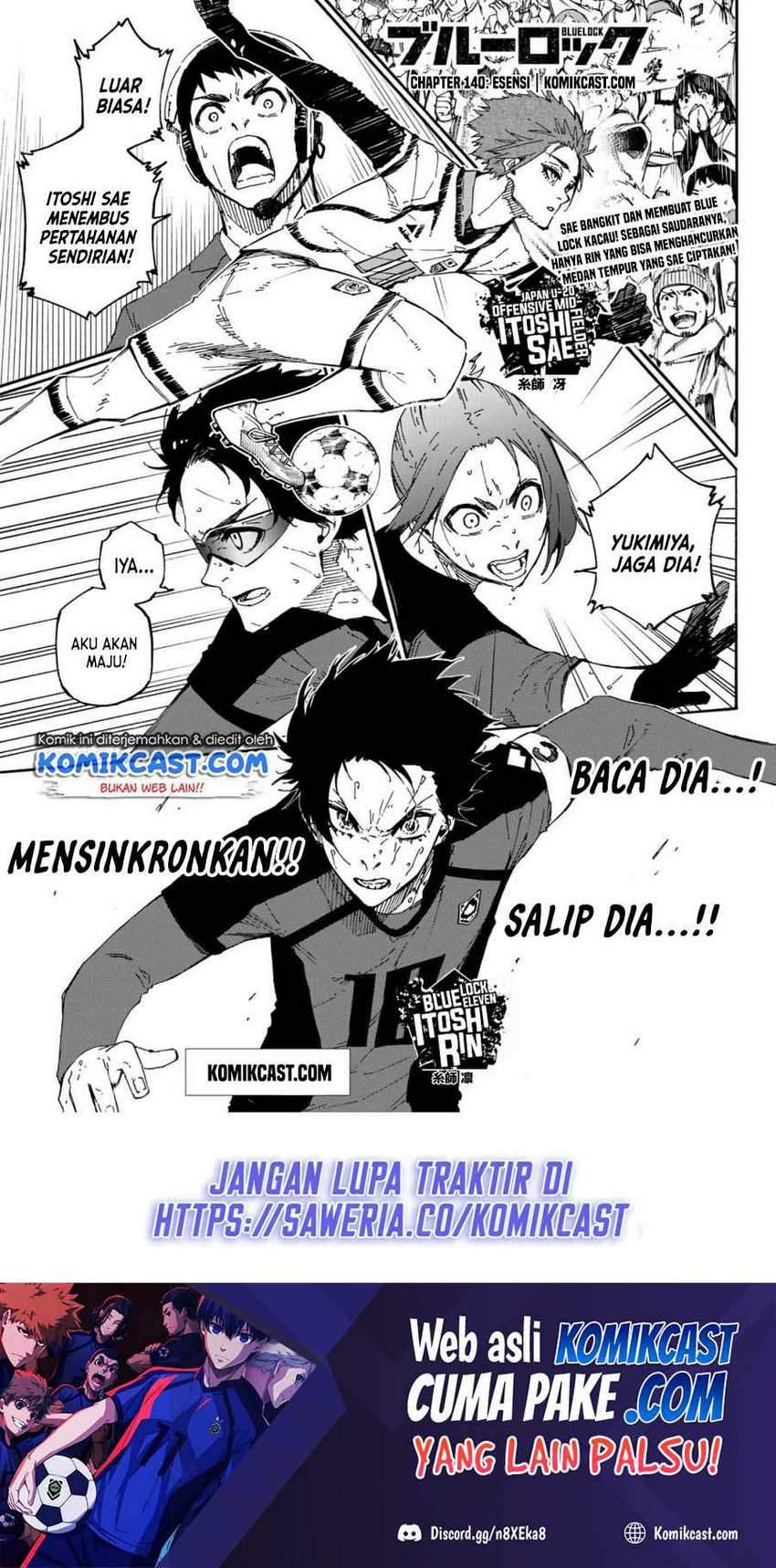 Baca Manga Blue Lock Chapter 140 Gambar 2