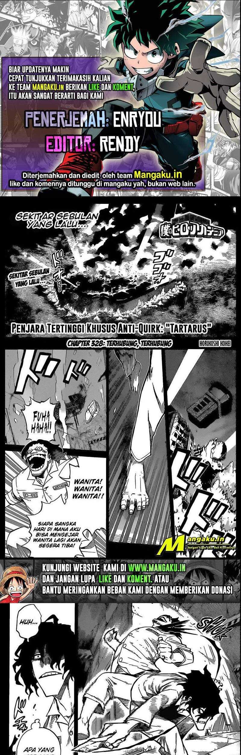 Komik Boku no Hero Academia - Chapter 328