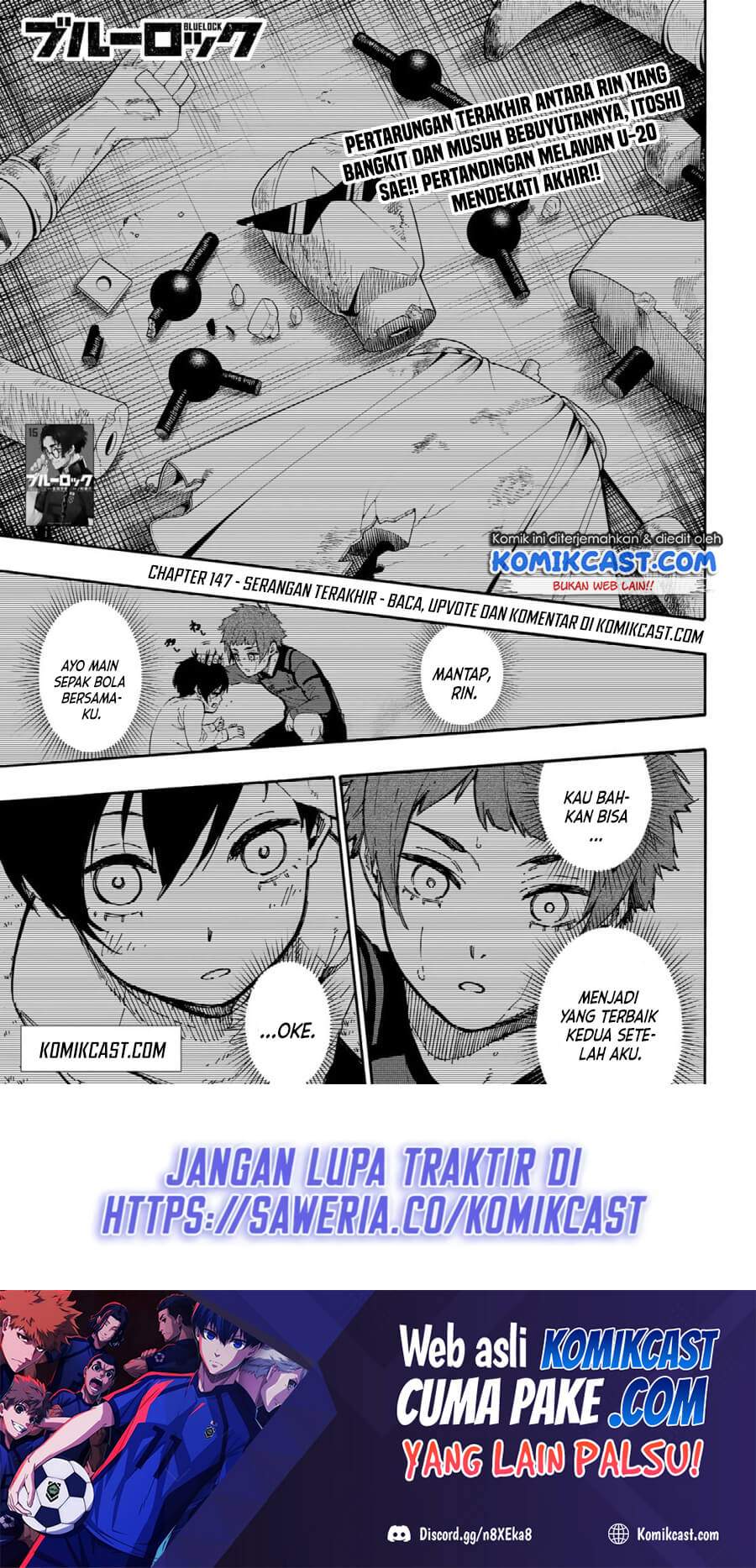 Baca Manga Blue Lock Chapter 147 Gambar 2