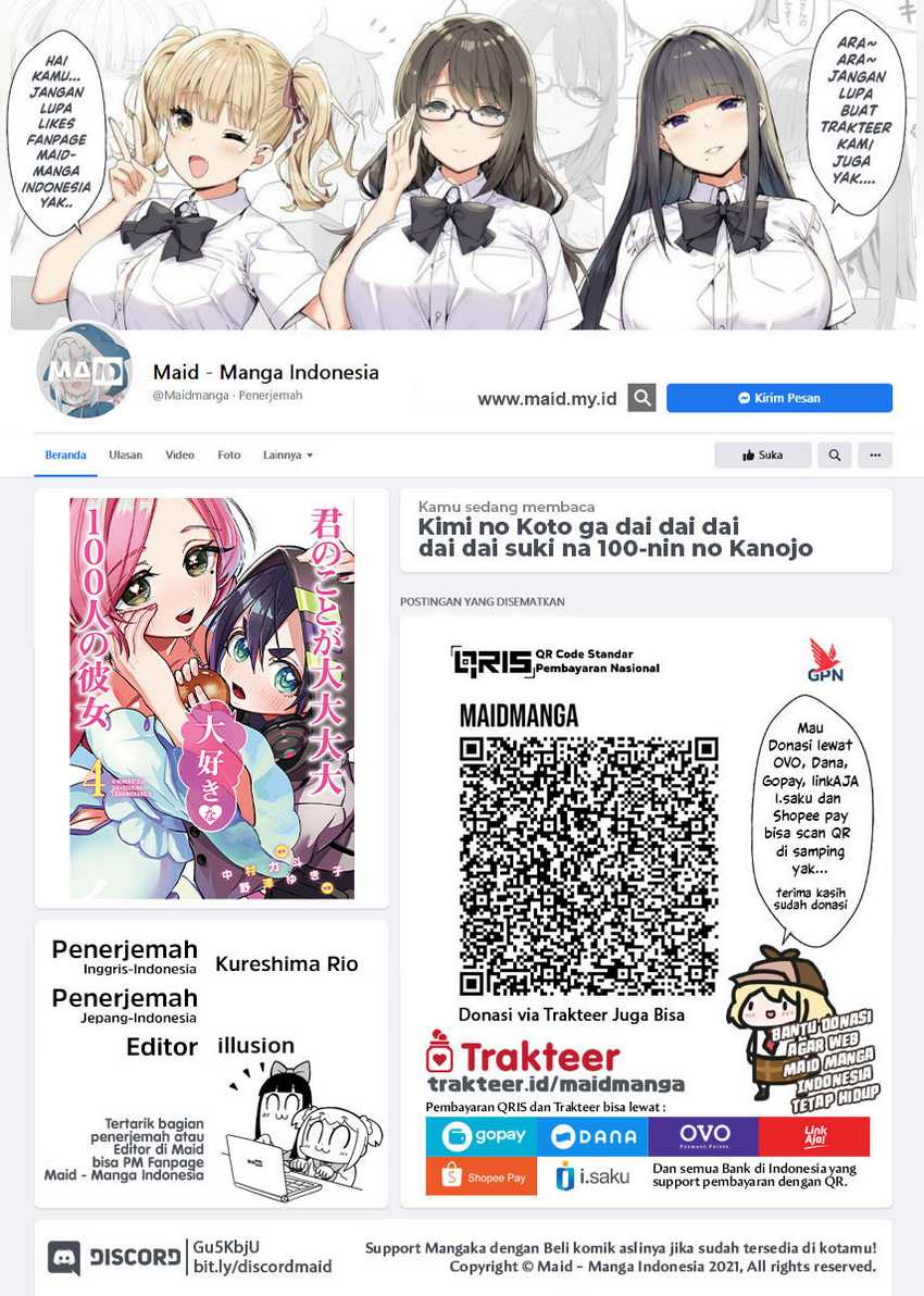 Baca Manga Kimi no Koto ga Dai Dai Dai Dai Daisuki na 100-ri no Kanojo Chapter 58 Gambar 2