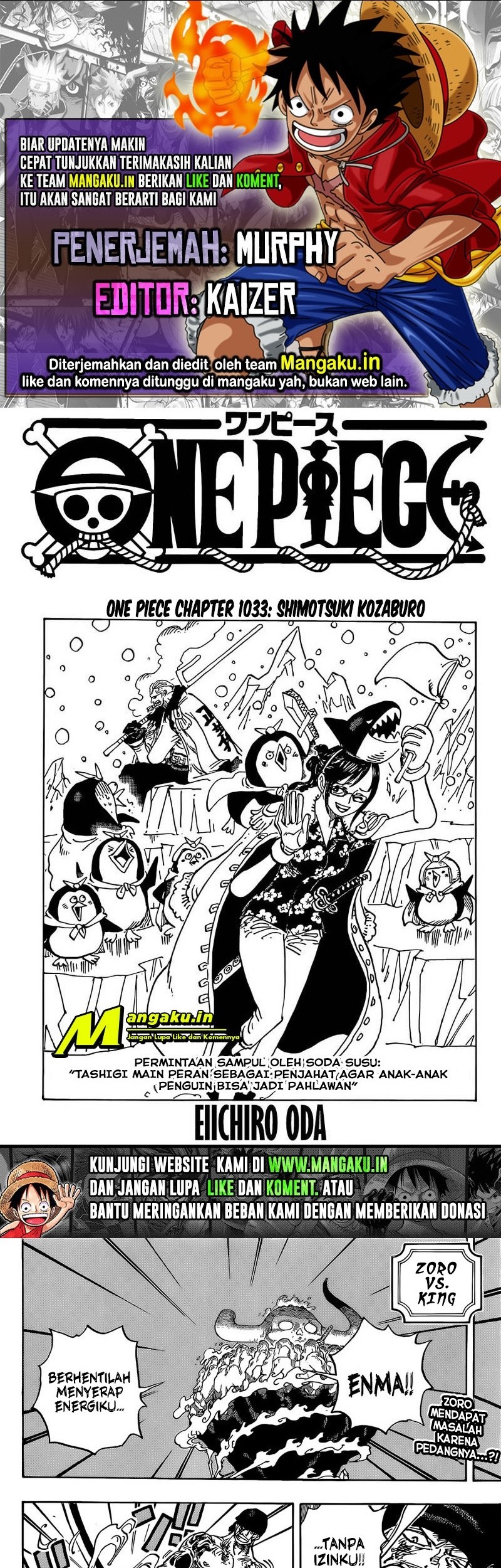 Komik One Piece - Chapter 1033