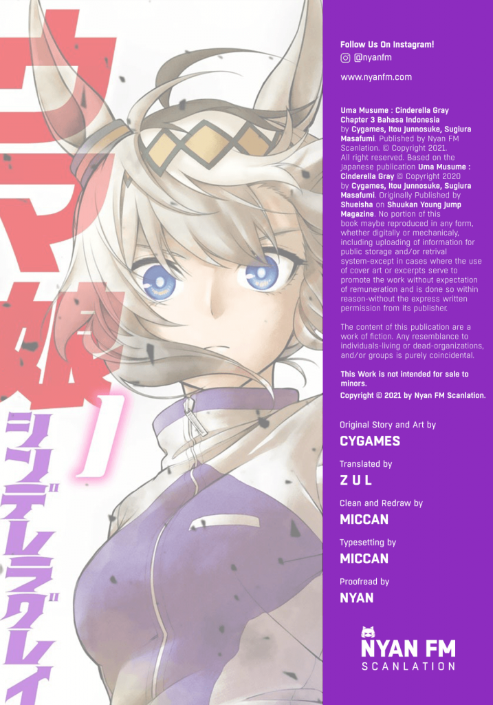 Komik Uma Musume: Cinderella Gray - Chapter 3