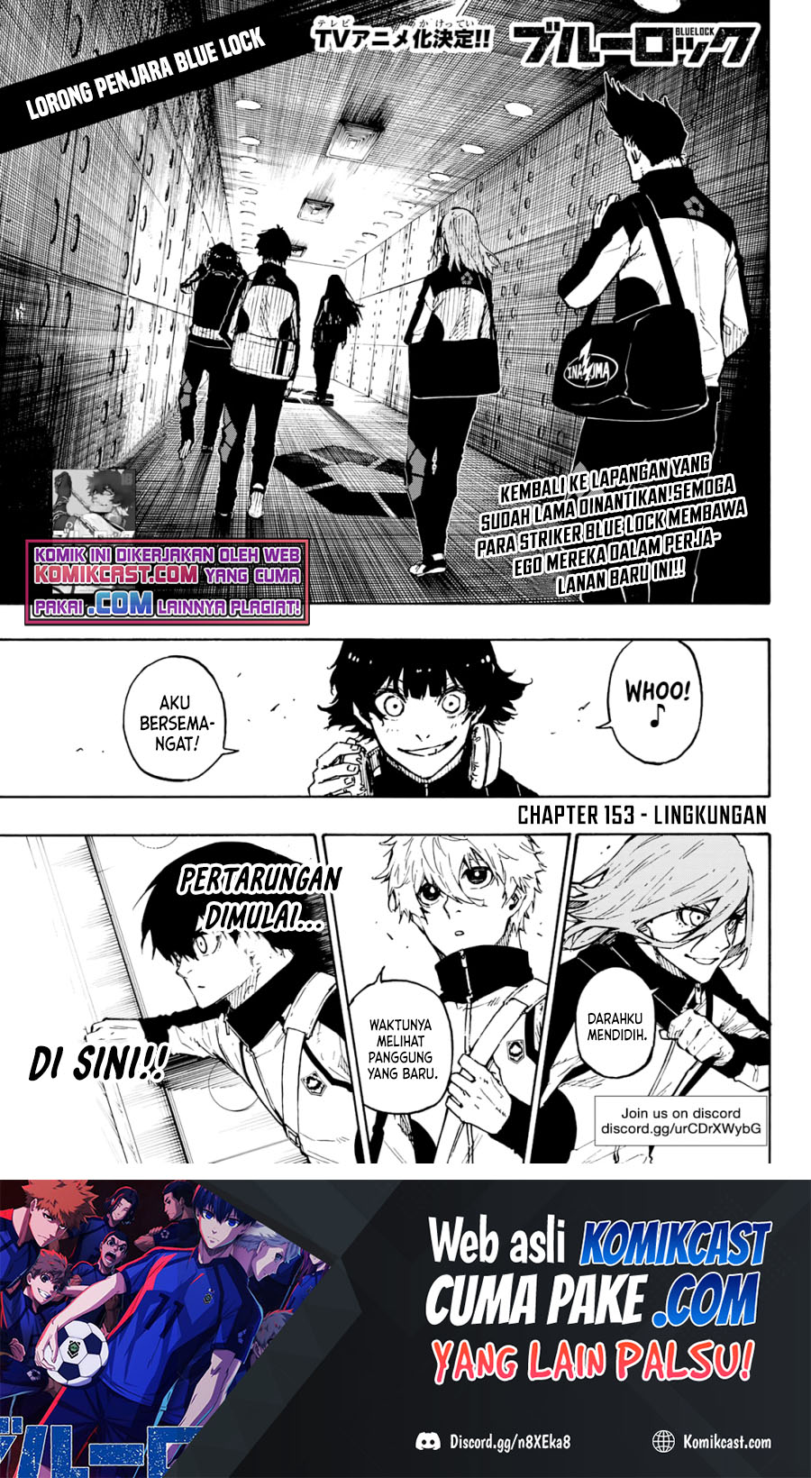 Baca Manga Blue Lock Chapter 153. Gambar 2