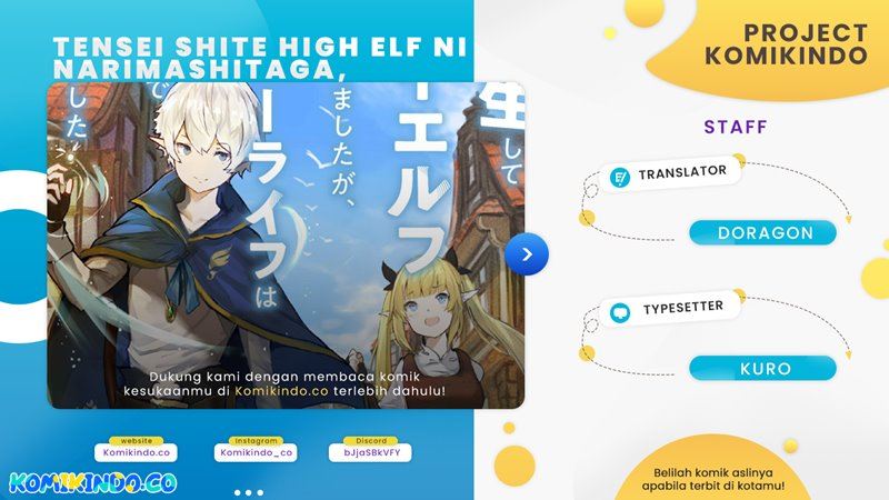 Komik Tensei Shite High Elf ni Narimashitaga, Slow Life wa 120-nen de Akimashita - Chapter 4