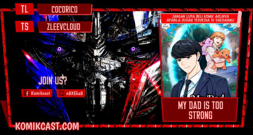 Komik My Dad Is Too Strong - Chapter 58
