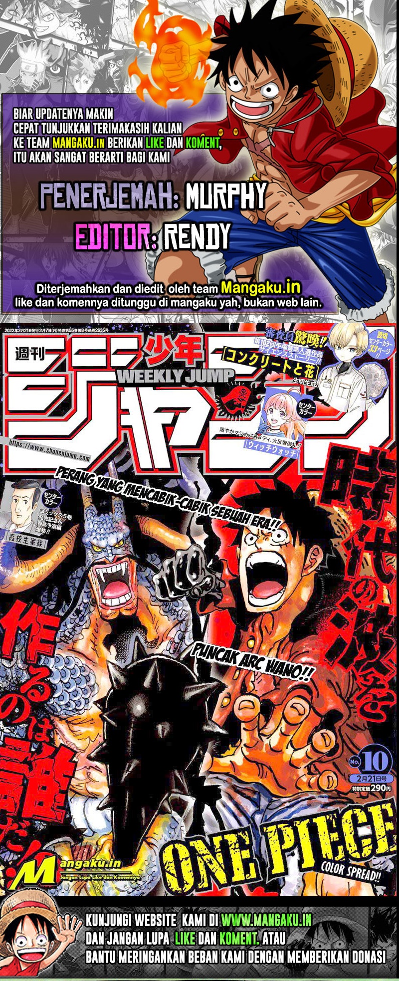 Komik One Piece - Chapter 1039
