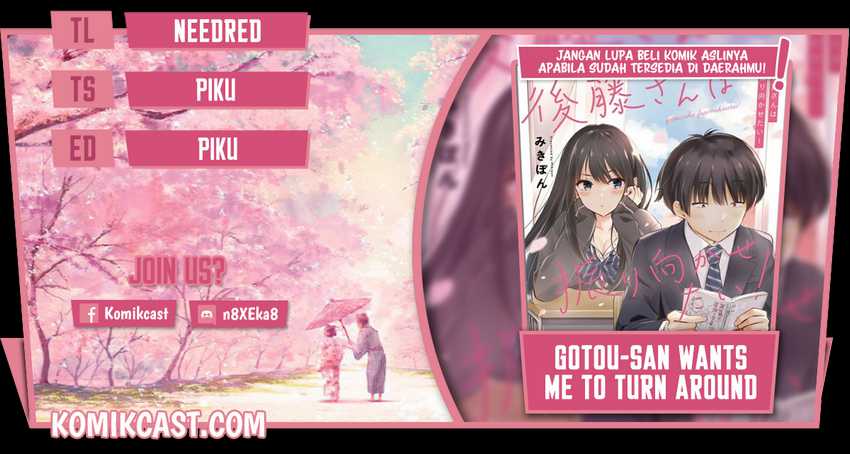 Komik Gotou-san Wants Me To Turn Around - Chapter 24