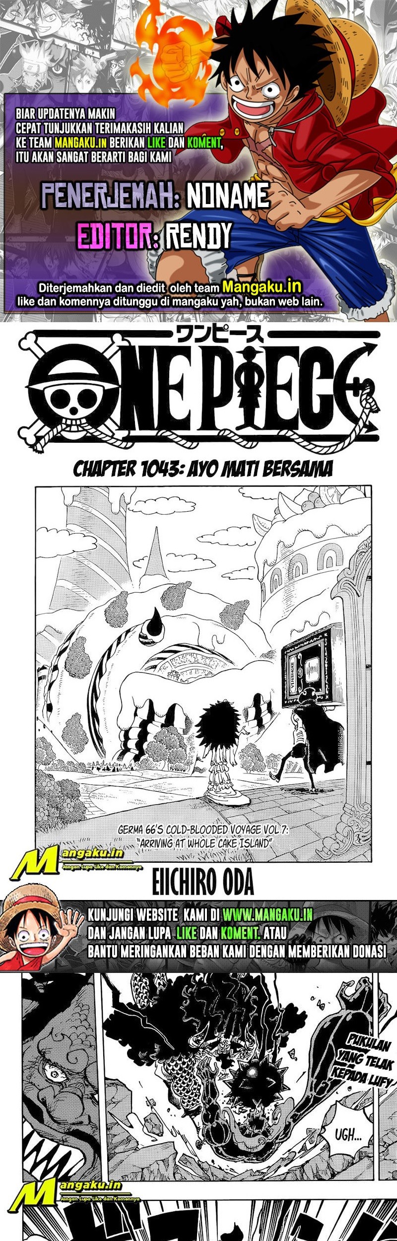Komik One Piece - Chapter 1043