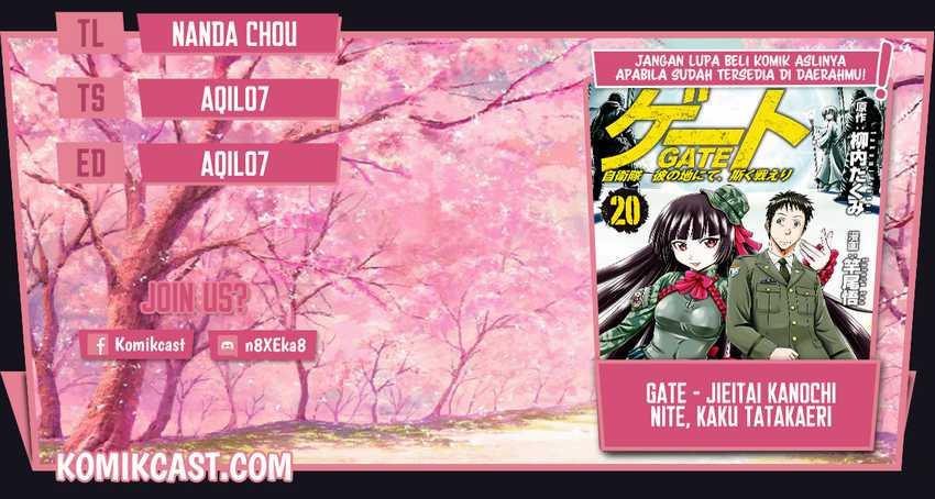 Komik Gate – Jietai Kare no Chi nite Kaku Tatakeri - Chapter 108