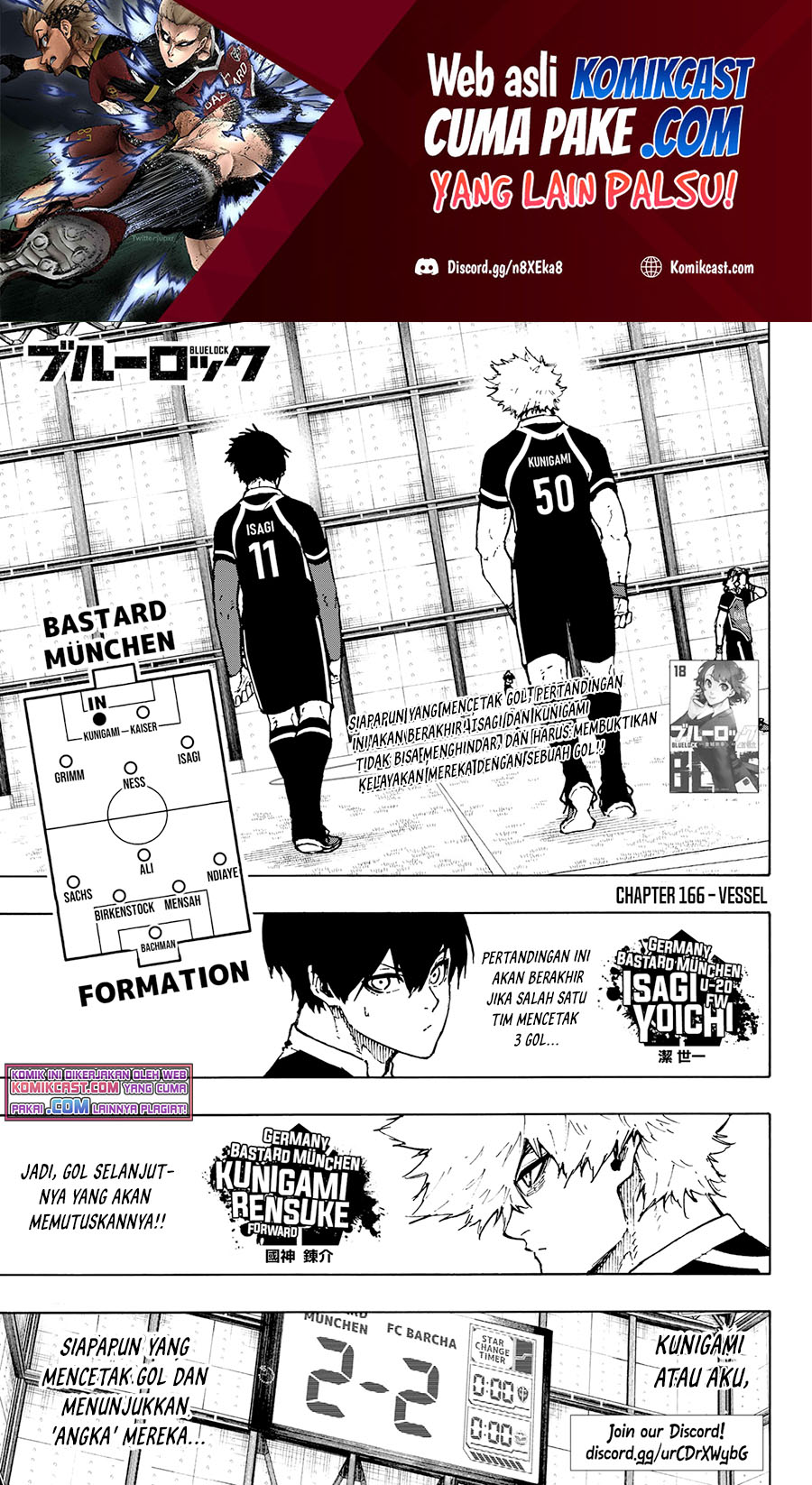 Baca Manga Blue Lock Chapter 166 Gambar 2