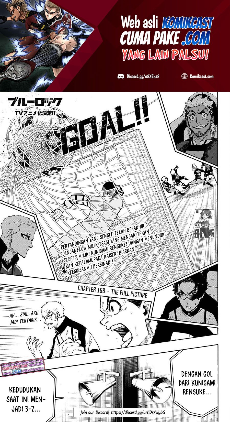 Baca Manga Blue Lock Chapter 168 Gambar 2