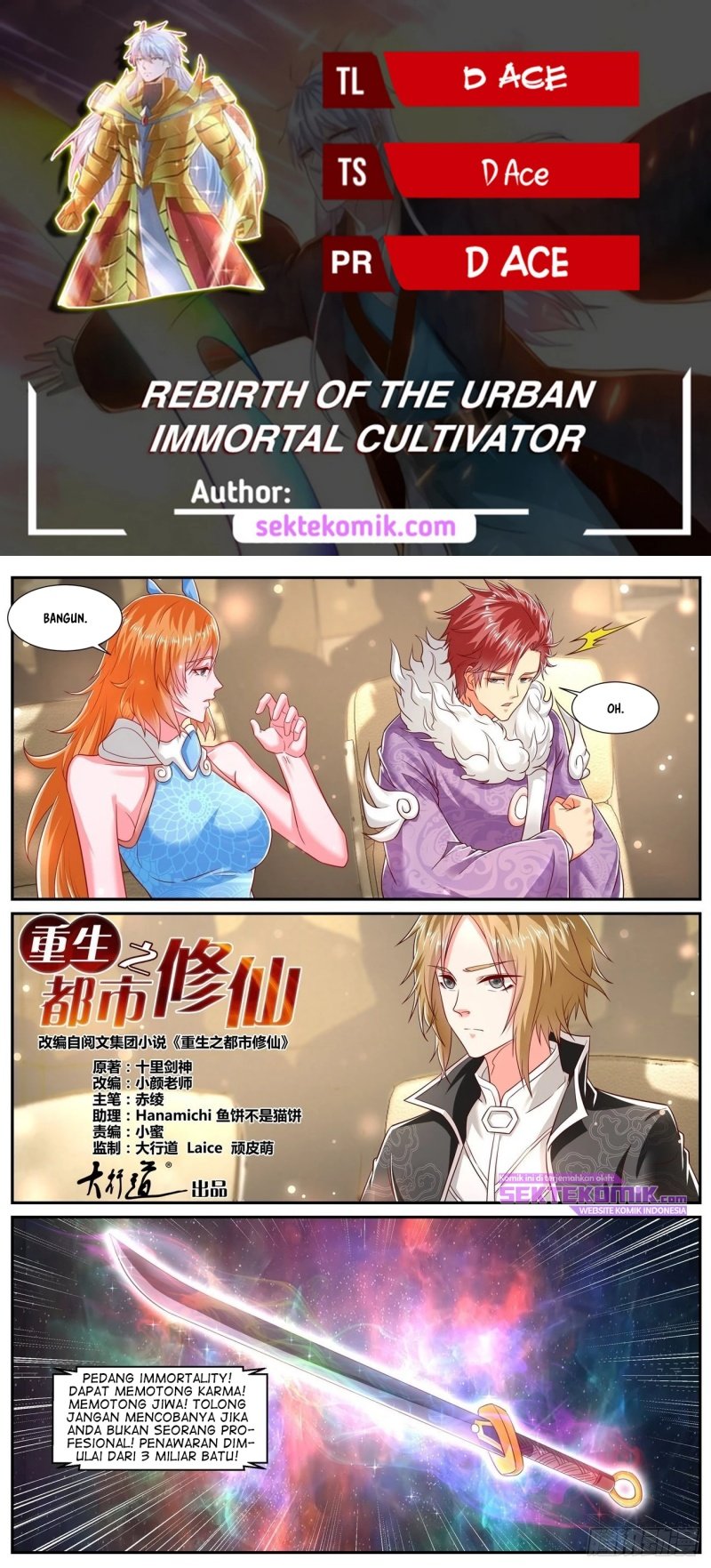 Komik Rebirth Of The Urban Immortal Cultivator - Chapter 728