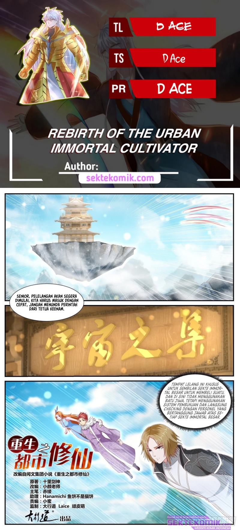 Komik Rebirth Of The Urban Immortal Cultivator - Chapter 727