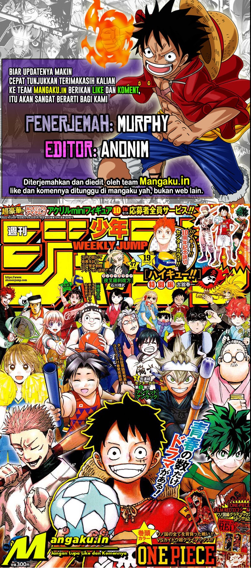 Komik One Piece - Chapter 1047