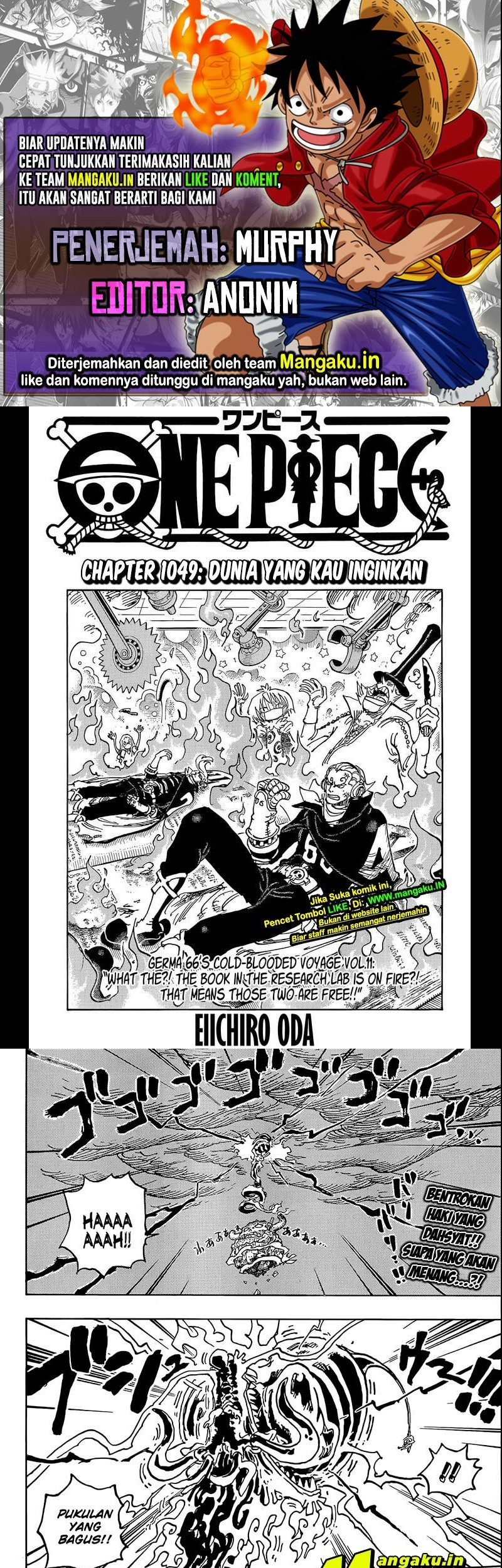 Komik One Piece - Chapter 1049