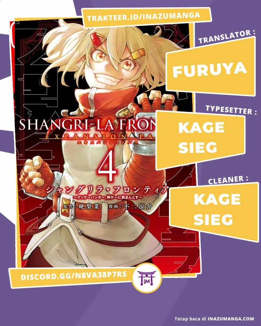Komik Shangri-La Frontier ~ Kusoge Hunter, Kamige ni Idoman to su~ - Chapter 32