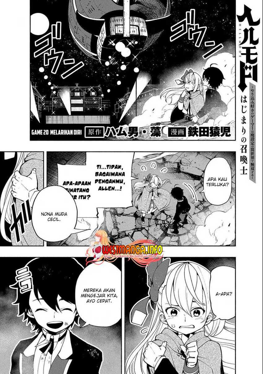 Baca Manga Hell Mode: Yarikomi Suki no Gamer wa Hai Settei no Isekai de Musou Suru Chapter 20 Gambar 2