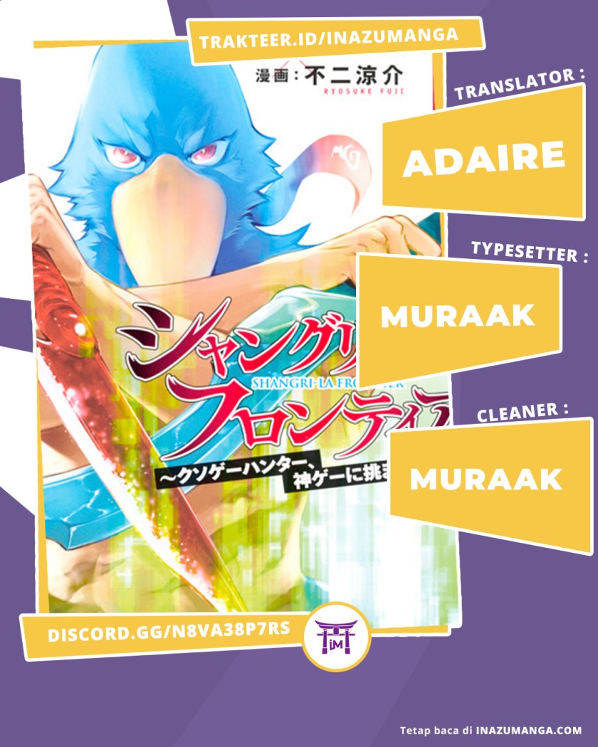 Komik Shangri-La Frontier ~ Kusoge Hunter, Kamige ni Idoman to su~ - Chapter 44