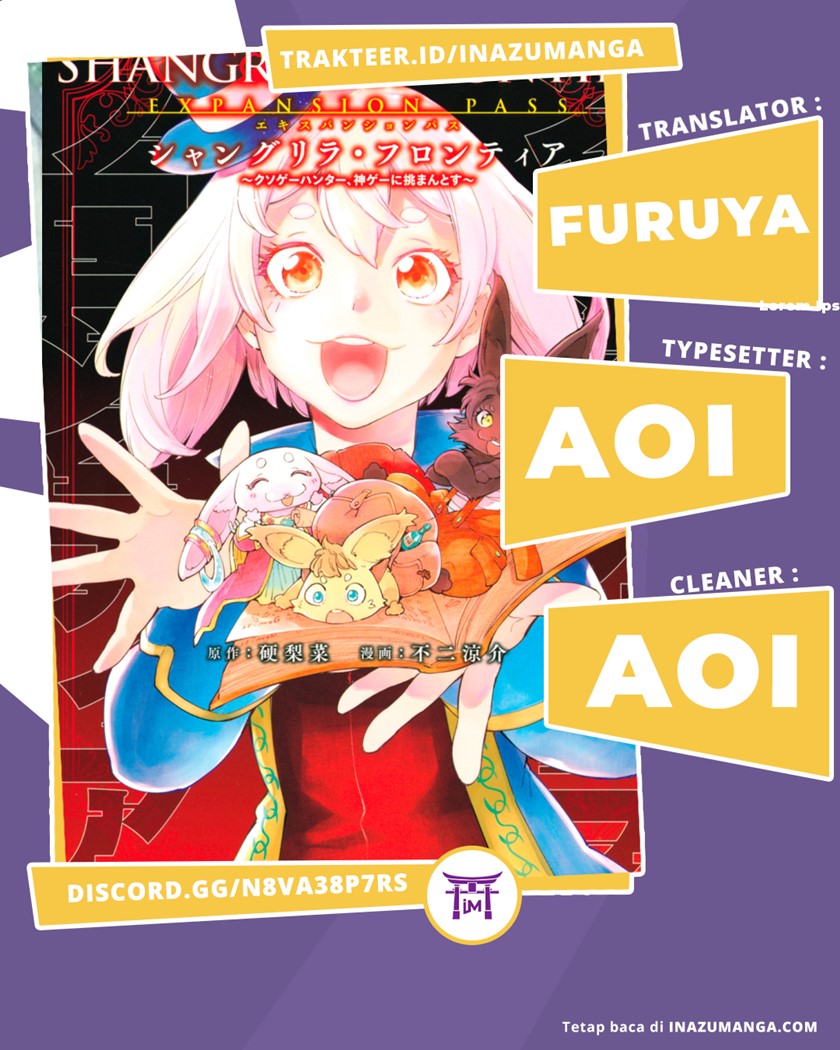 Komik Shangri-La Frontier ~ Kusoge Hunter, Kamige ni Idoman to su~ - Chapter 55