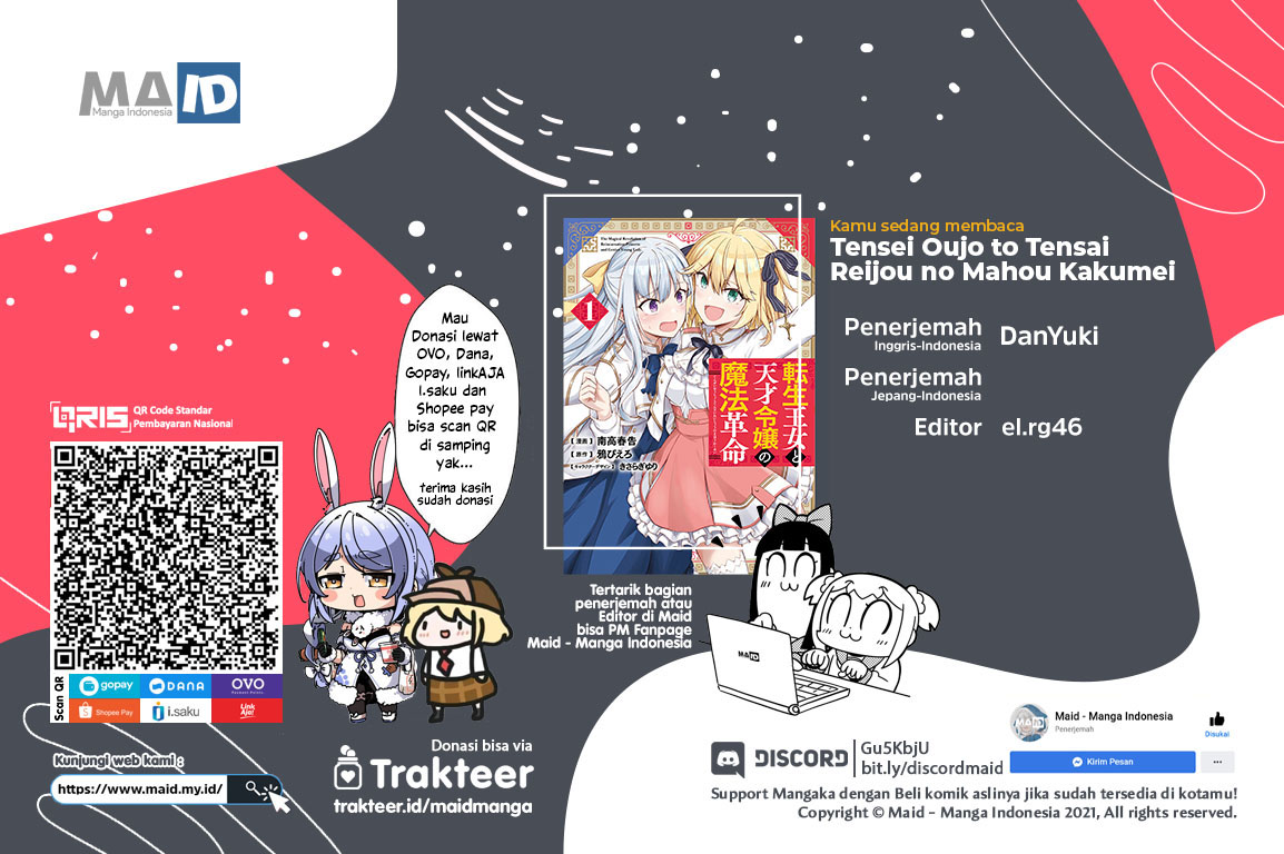 Komik Tensei Oujo to Tensai Reijou no Mahou Kakumei - Chapter 07
