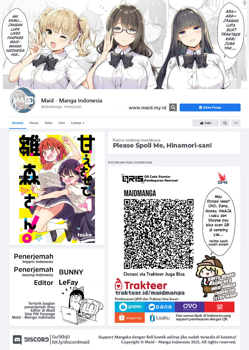 Baca Manga Please Spoil Me, Hinamori-san! Chapter 10 Gambar 2